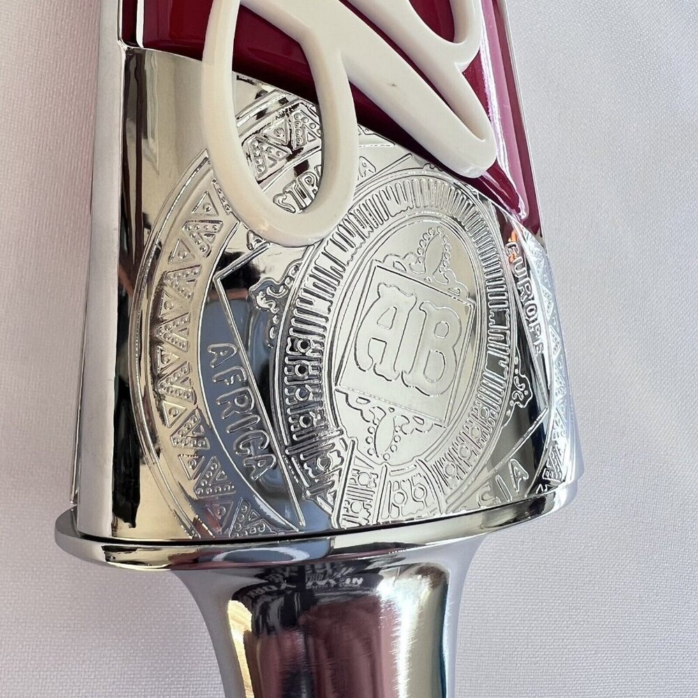 NIB Budweiser 13 in Full Size Beer Tap‎ Marker Handle Large Bowtie Logo - Picture 4 of 8